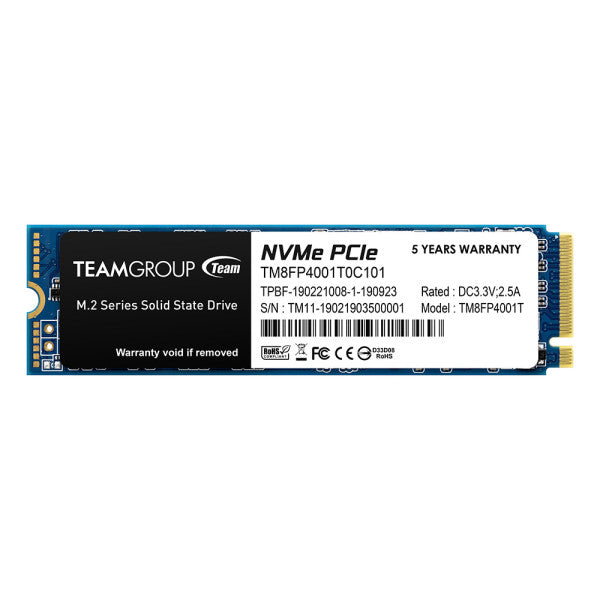 TeamGroup MP33 M.2 PCIe NVMe 1TB TeamGroup MP33 M.2 PCIe NVMe 1TB